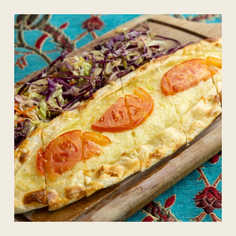 Pide (Cheese & Tomatoes) — Peynirli Domatesli Pide
